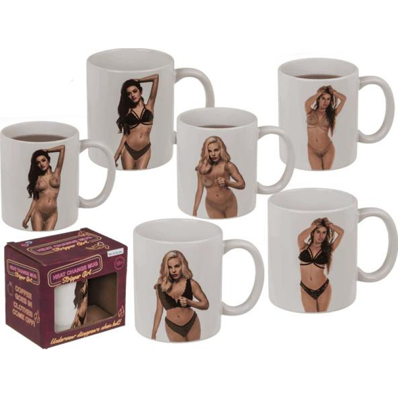 Grajmy Razem Kubek striptis dziewczyna efekt termiczny 350ml kamikonka