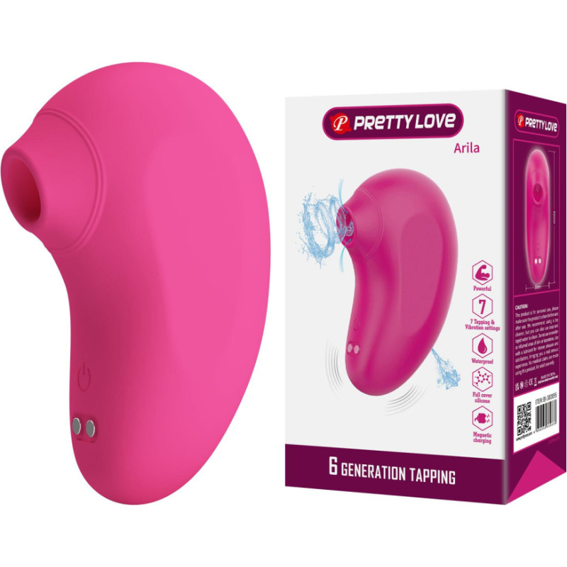 Pretty Love Arila Silicone Clitoral Suction Vibrator
