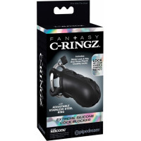 Pipedream Extreme Silicone Cock Blocker Black