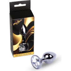 Mylove Toys - Jewellery Dark Silver PLUG- Clear