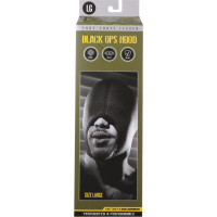 Doc Johnson Black Ops kapuce - liela - melna