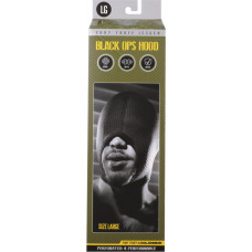Doc Johnson Black Ops kapuutsiga kapuuts - suur - must