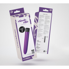 Crushious Classic Vibe — Vibrador Clásico — Púrpura