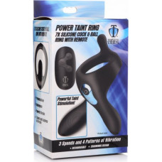 Xr Brands Power Taint - silikona gredzens dzimumloceklim un olbaltumvielām ar tālvadības pulti