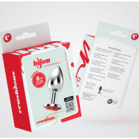 Crushious Bijou — Plug Anal Joyero — Mediano — Rojo