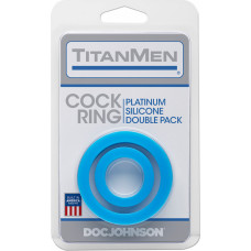 Doc Johnson Silikoninių varpos žiedų rinkinys - 2 dalys