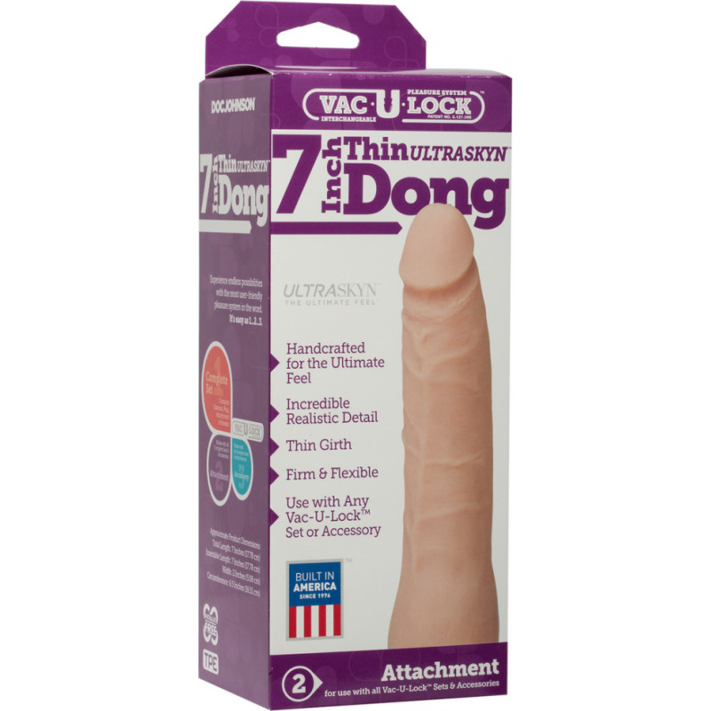 Doc Johnson Reālistisks ULTRASKYN Dildo - 7 / 18 cm