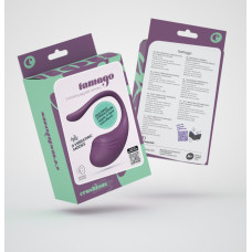 Crushious Tamago - Huevo Vibrador Recargable con Control Remoto - Púrpura