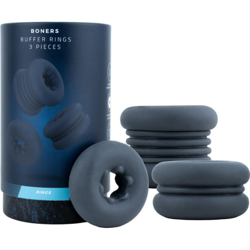 Boners - Buffer Rings 3 pcs - Blue