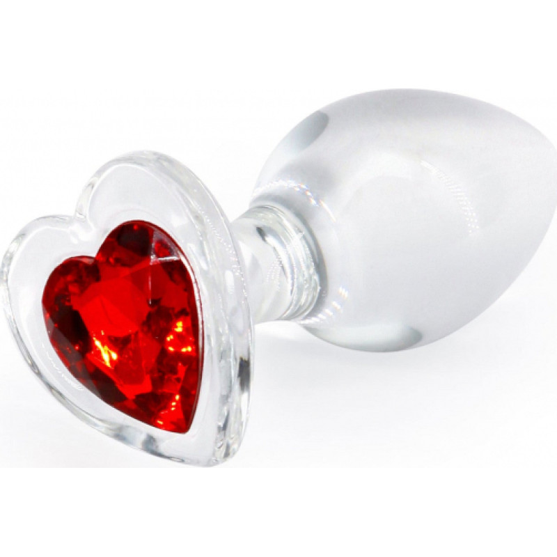 Ns Novelties Crystal Desires Red Heart Medium