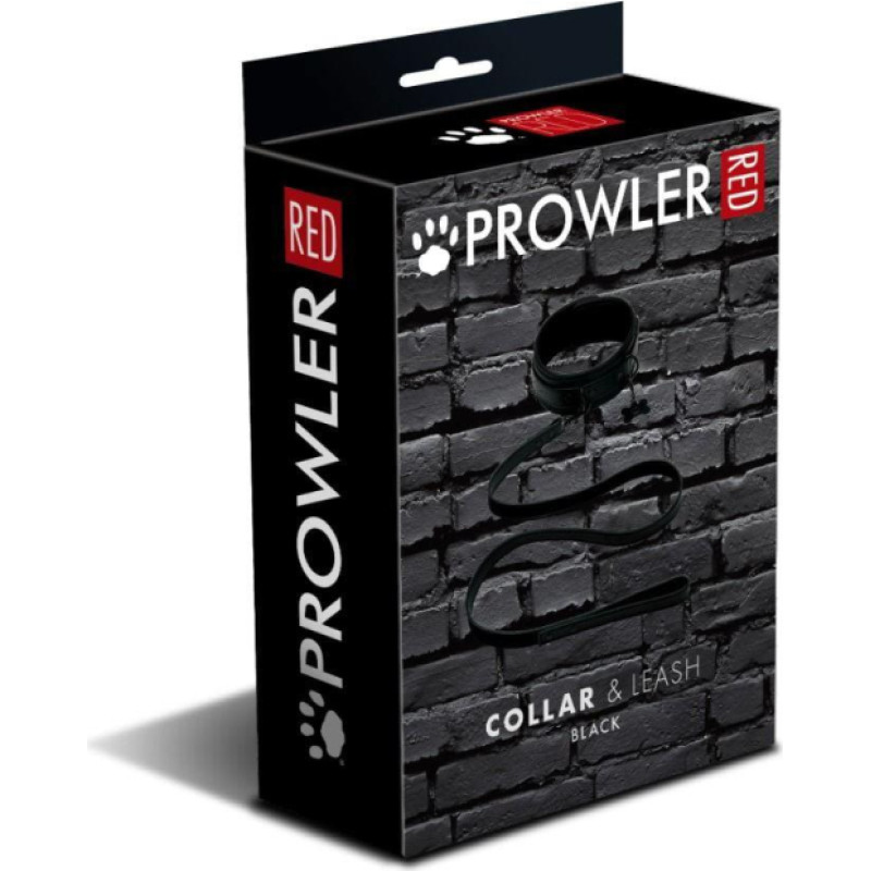 Prowler RED Collar and Leash
