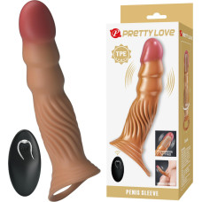 Pretty Love Vibrating Penis Sleeve Extender