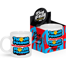 House Of Mugs BIG MUG - Kubek 800ml - Twoja połowa, moja połowa