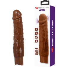 Pretty Love Rufus Realistic Vibrating Dildo (Brown Edition)