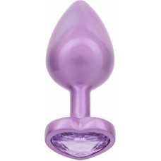 Calexotics Diamond Heart Plug Large Purple