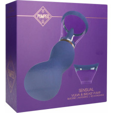 Pumped Sensual - Rechargeable Vulva and Breast Pump - Purple