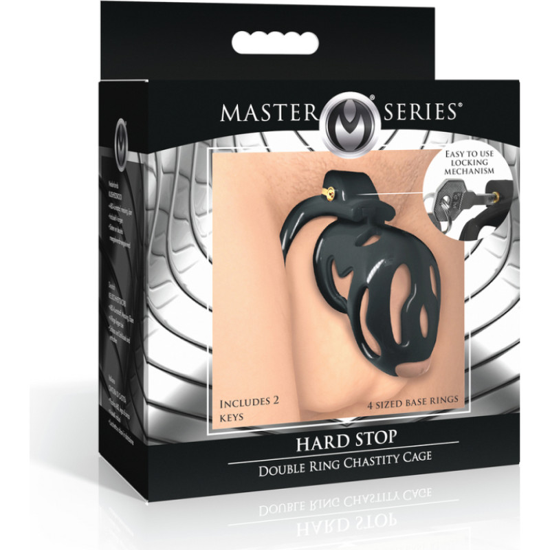 Xr Brands Hard Stop - dubultgredzenu šķīstības būris - melns