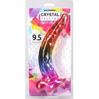 Doc Johnson Reālistisks dzimumloceklis ar sēklām - 9,5 / 24,1 cm - Varavīksne