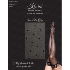 Kixies Ally - Augšstilba augstumā - D - Melns