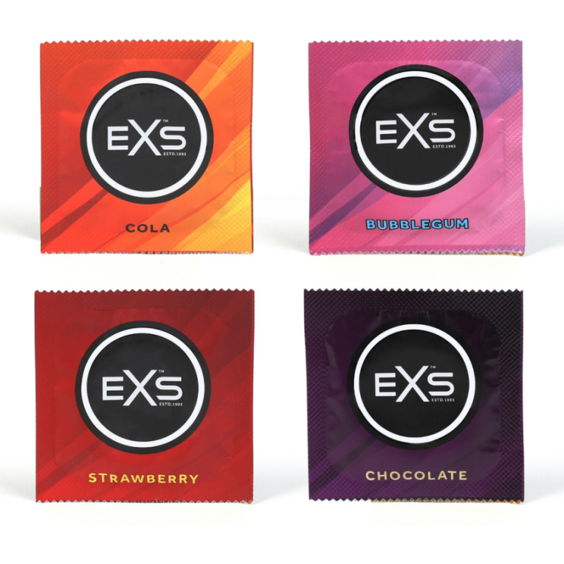 EXS Jauktas garšas - Prezervatīvi - 12 gabali