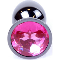 B - Series Heavyfun Plug-Jewellery Dark Silver PLUG- Pink