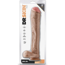 Blush DR. SKIN MR. ED 13 INCH DILDO WITH BALLS BEIGE