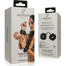 Bedroom Fantasies - Faux Leather Handcuffs Black