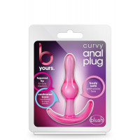 Blush B YOURS CURVY ANAL PLUG PINK
