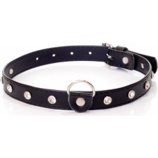 Fetish B - Series - Collar 2 cm silver crystal