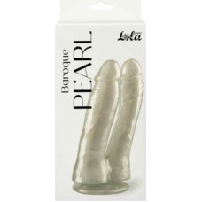 Pearl Double pearlescent dildo Baroque Pearl White