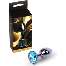 Mylove Toys - Jewellery Dark Silver PLUG- Light Blue