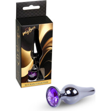 Mylove Toys - Jewellery Dark Silver BUTT PLUG- Purple