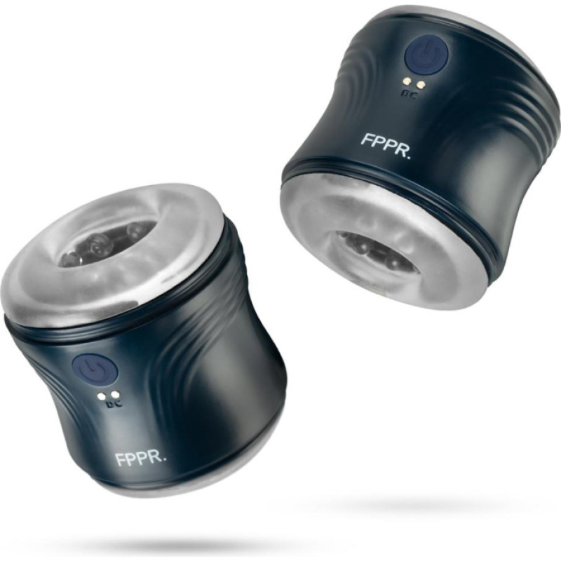 Fppr. - 2 Sided Vibrating Masturbator Blue