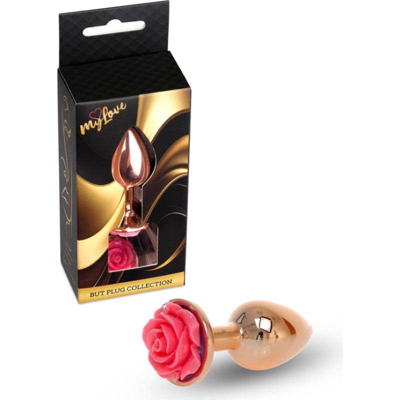 Mylove Toys - Jewellery Red Gold PLUG ROSE- Peach