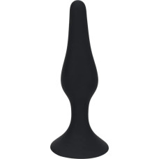 Levelz Slim Silicone Anal Plug - M - Black