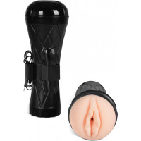 B - Series Power Masturbator-Vibrating Vagina cyber skin- Latarka