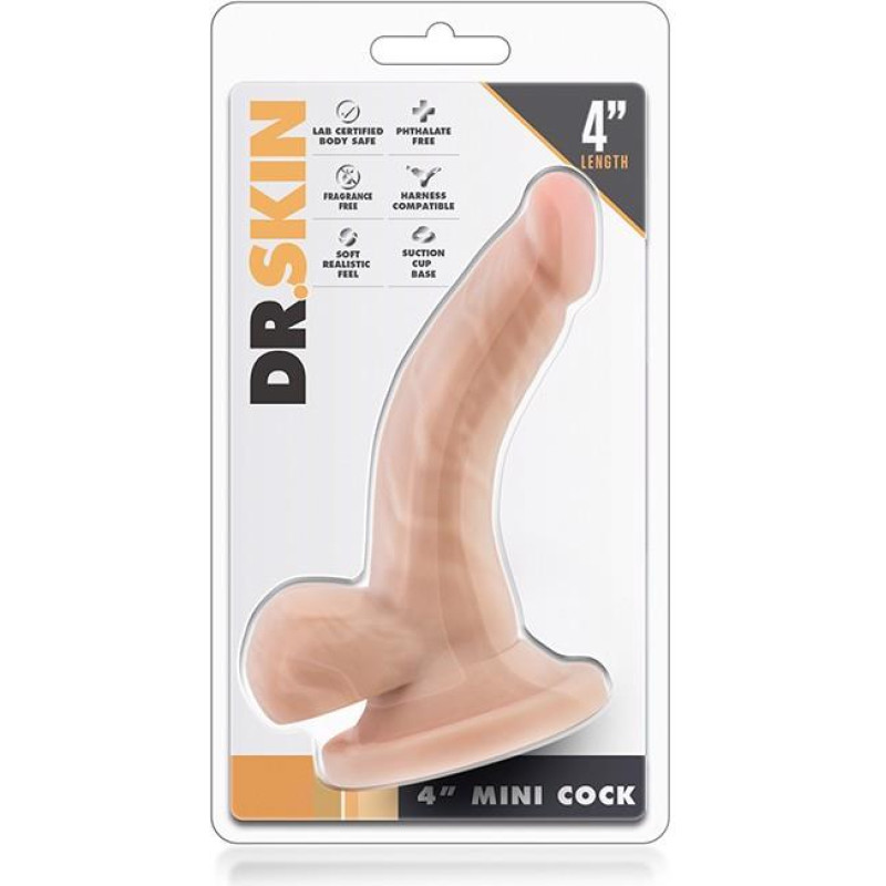Blush DR. SKIN 4 INCH MINI COCK FLESH