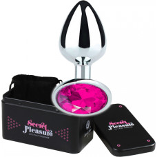 Secret Play FUCHSIA JEWELLED METAL BUTT PLUG
