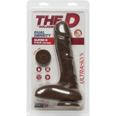 Doc Johnson Super D - reālistisks ULTRASKYN dildo ar bumbiņām - 9/22 cm