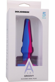 Doc Johnson Groovy - silikona anālais aizbāznis - 5 collas / 12 cm