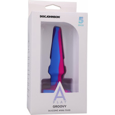 Doc Johnson Groovy - silikona anālais aizbāznis - 5 collas / 12 cm