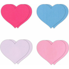 Ns Novelties Pasties Heart II Assort 4 Pair