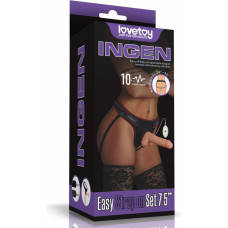 Lovetoy Vibrating Easy Strapon Set 7.5''