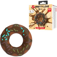 Pretty Love Choco Super Donut Silicone Cock Ring