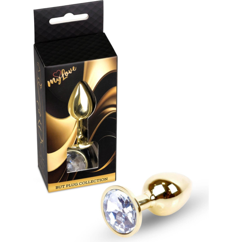 Mylove Toys - Jewellery Gold PLUG- Clear