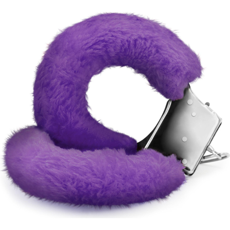 Crushious LOVE CUFFS FURRY HANDCUFFS CRUSHIOUS PURPLE