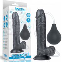 Lovetoy 9'' Squirt Extreme Dildo - Black