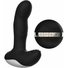 B - Series Fox Wibrator-Silicone Massager USB 7 Function + Pulsator / Heating BLACK
