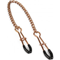 Mr. Steel Tweezer Nipple Clamps Gold