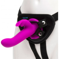 Happy Rabbit Vibrating Strap On Harness Set